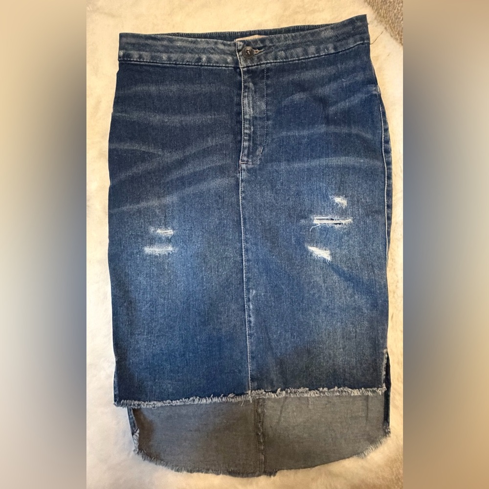 Guess Blue Denim Skirt